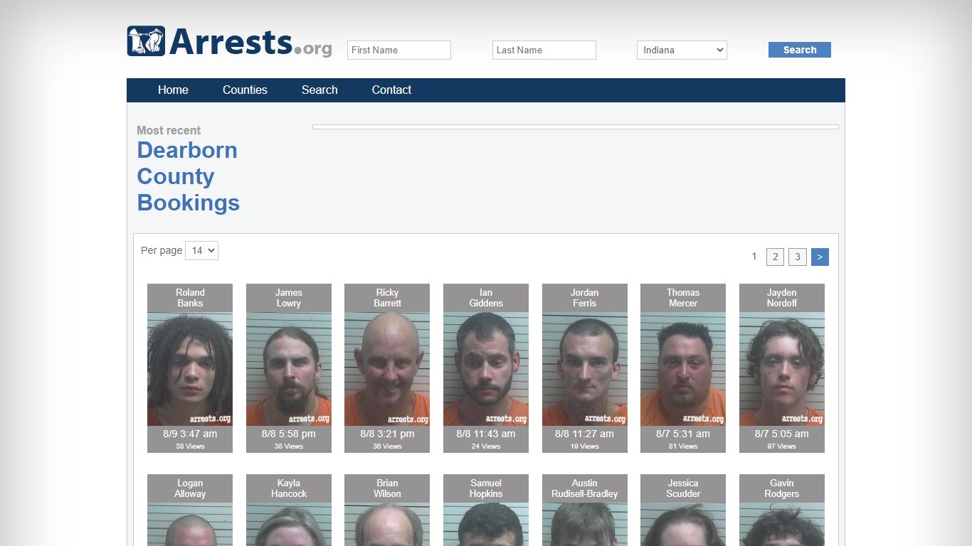 Dearborn County Arrests and Inmate Search